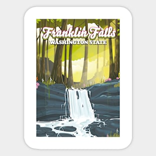 Franklin Falls Washington state Sticker